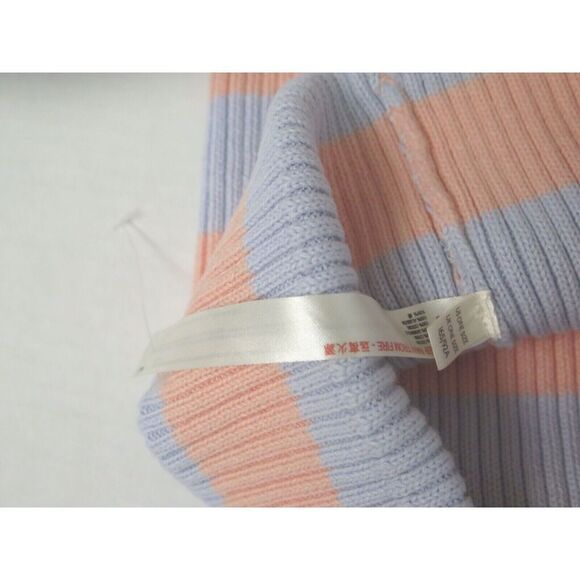 Free People Movement Women's O/S Peach/Gray Striped Cotton Beanie Hat - Picture 6 of 6